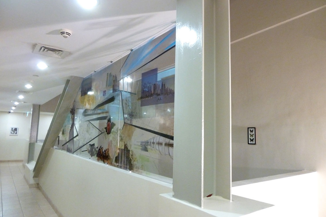 "co.mmission", permanent installation at DUCTAC, Mall of the Emirates, Dubai