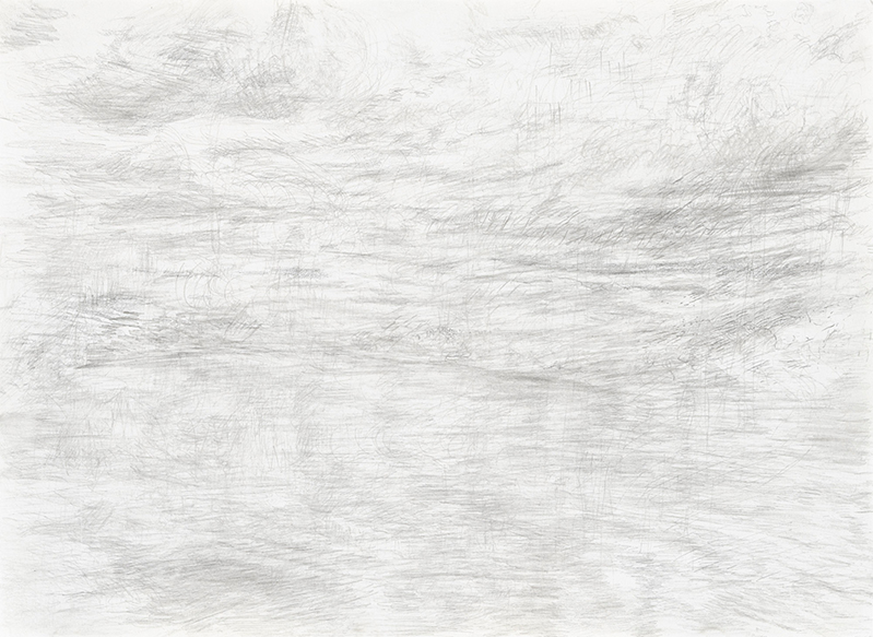 "Donaureise", Blatt 5, Bleistift auf Papier, 14,5 x 21 cm, 2017