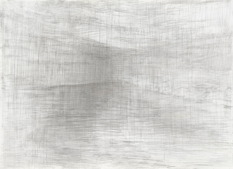"Donaureise", Blatt 2, Bleistift auf Papier, 14,5 x 21 cm, 2017