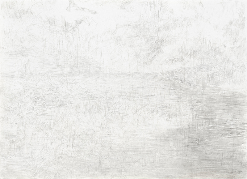"Donaureise", Blatt 6, Bleistift auf Papier, 14,5 x 21 cm, 2017
